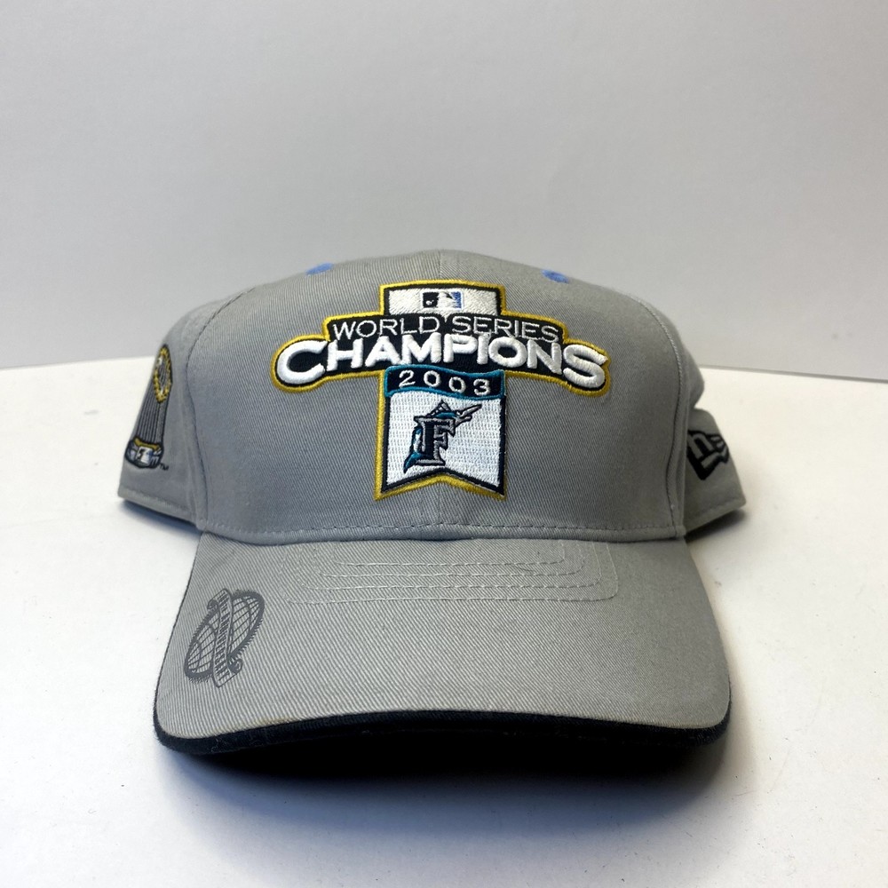 Florida Marlins MLB BASEBALL 2003 WORLD SERIES New Era Adjustable Strap Cap Hat!